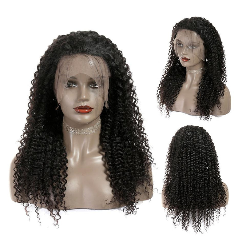 Aligrace Peruvian 13x4 Lace Kinky Curly Wigs