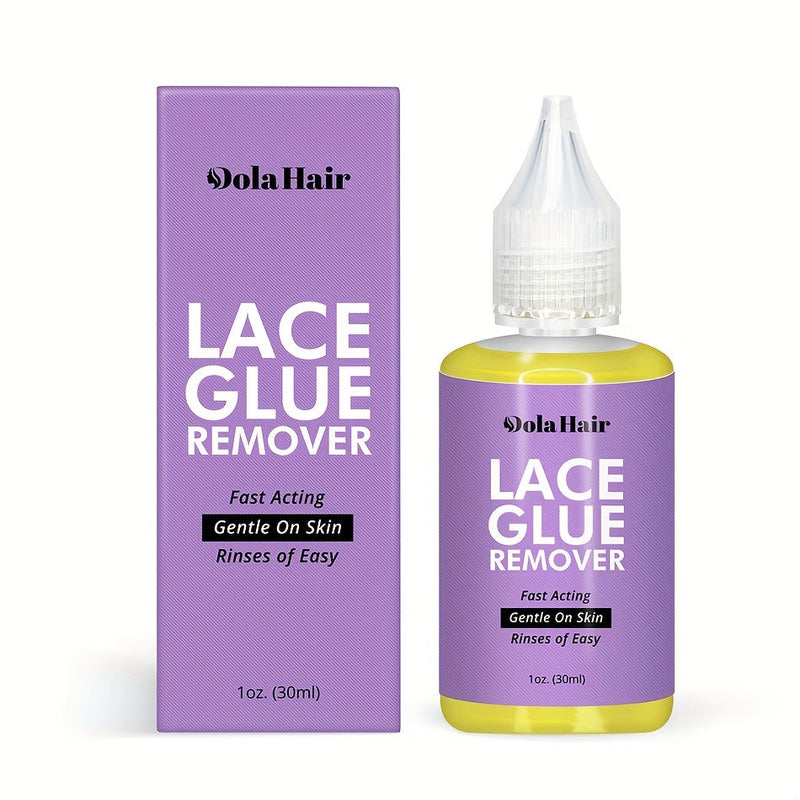 Dola Hair Wig Glue 1.3OZ, Waterproof Lace Front Wig Glue for Wigs, Transparent Lace Adhesive for Hair Replacement, Strong Hold