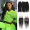 Ali Grace Deep Wave Hair Bundles 3 Bundles With 4x4 Lace Closure