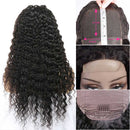 Aligrace 4X4 Closure Deep Wave Human Hair Wigs