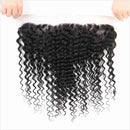 Ali Grace Brazilian Deep Wave 13*4 Lace Frontal Ear to Ear Deep Curly Human Hair Lace Frontal Closure Middle Part