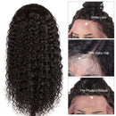 Aligrace 13x5x1 T Part Lace Deep Wave Human Hair Wig