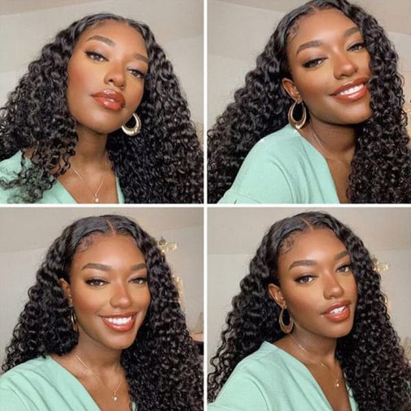 Mslynn 5x5 Closure Wig Deep Wave Human Hair Wigs Lace Closure Wig