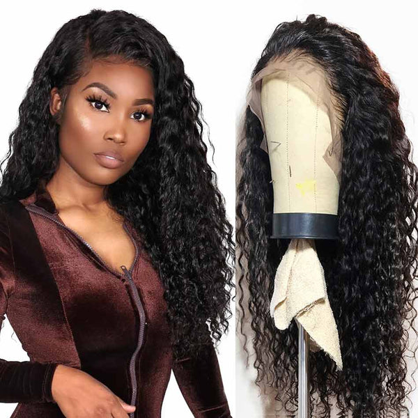 Aligrace 13X4 Lace Deep Wave Human Hair Wigs