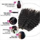 Ali Grace Deep Wave Hair Bundles 3 Pcs with 13x4 Lace frontal