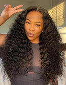 Jessies Wig 4x4 Deep Wave Human Hair Lace Closure Wig /13x4 Frontal Lace Wigs