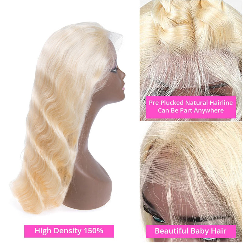 Dola Hair 13X4 613 Body Wave Blonde Lace Frontal Human Hair Wig