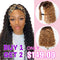 Buy One Get One Free Deep Wave Headband Human Hair Wig Plus 4/27 Water Wave Bob 180% Density