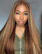 Jessies Wig 13x4 Pre Cut HD Lace Wig Glueless Highlight Honey Blonde Silky Straight Lace Front Wigs