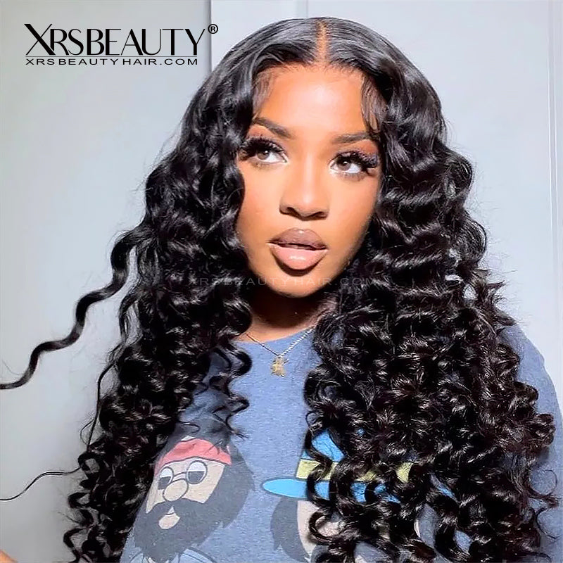 Xrs Beauty Hair 13X6 Lace Front FAKE SCALP Loose Wave Human Hair Wig Pre-Plucked With baby hair [FSW03]