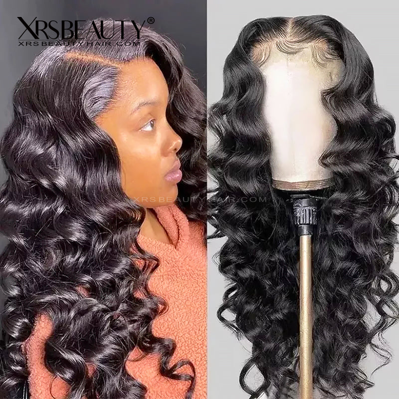 Xrs Beauty Hair 13X6 Lace Front FAKE SCALP Loose Wave Human Hair Wig Pre-Plucked With baby hair [FSW03]