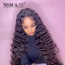 Xrs Beauty Hair Deep Wave 13x6 FAKE SCALP Front Lace Wig With Pre-plucked Natural Hairline [FSW04]