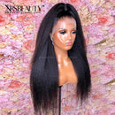 Xrs Beauty Hair Human Hair Kinky Straight Hair FAKE SCALP 13×6 Lace Front Wigs With Baby Hair 150% Density [FSW06]