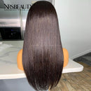 Xrs Beauty Hair 13×6 FAKE SCALP Lace Frontal Yaki Straight Wig 150% Density Human Hair [FSW08]