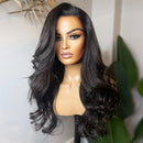 Xrs Beauty Hair Real Human Hair HD Full Lace Wig Body Wave Clean Hairline Knots [FLW02]