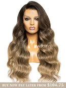 Hairvivi Briella Glueless Human Hair Wigs Ombre Color Pre-Plucked Clean Bleached