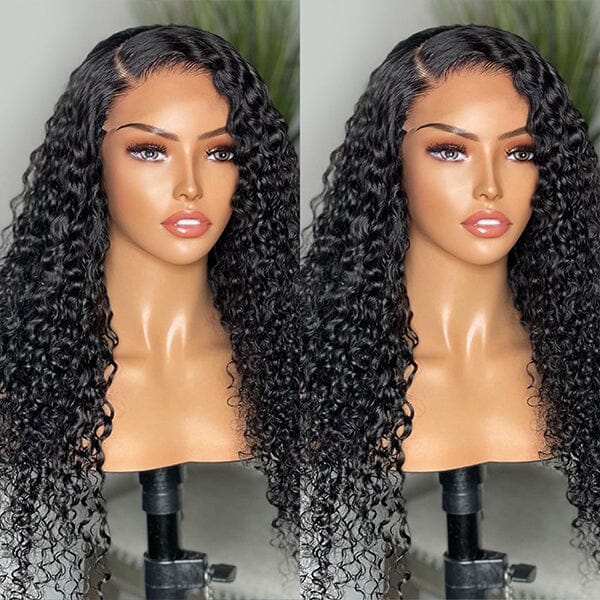 Aligrace Hair 5x5 Lace Closure Curly Wigs Glueless Wig