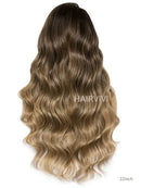 Hairvivi Briella Glueless Human Hair Wigs Ombre Color Pre-Plucked Clean Bleached