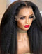 Jessies Wig Crystal Lace Kinky Straight 13x4 Lace Frontal Human Hair Wigs 4X4 HD Lace Closure Wigs