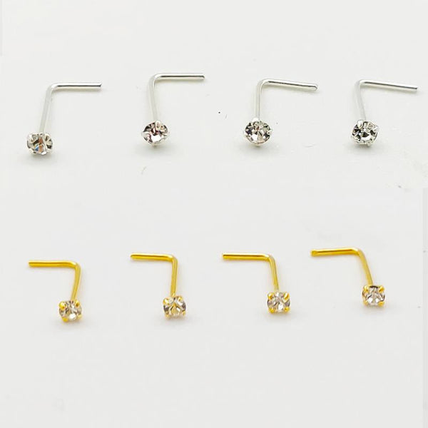 Nose Pin L Shape