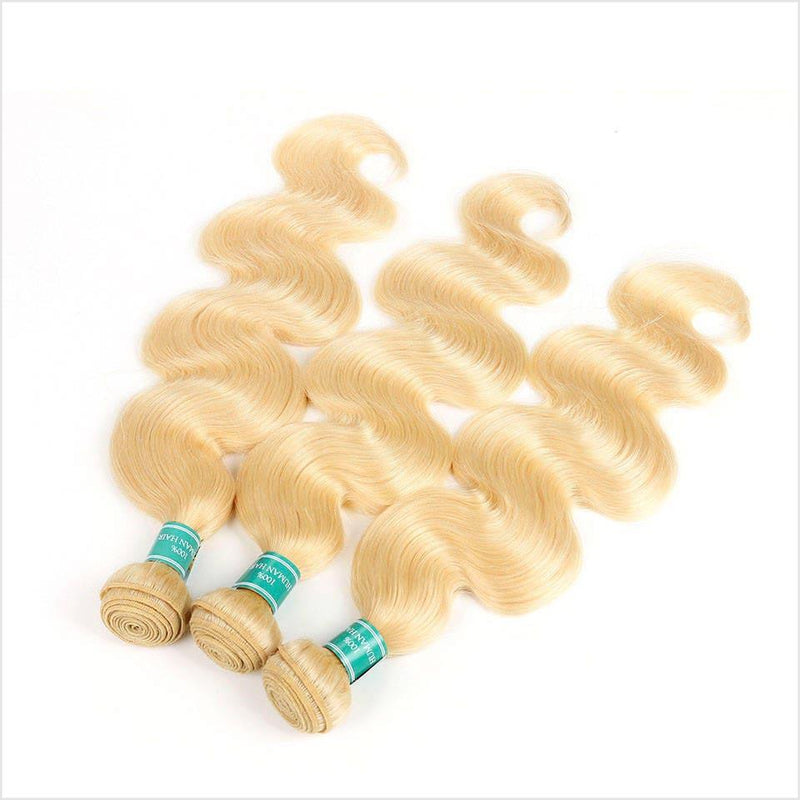 Ali Grace 12A Grade 613 Blonde Body Wave Hair 1 Bundle Human Hair 10-28 inches