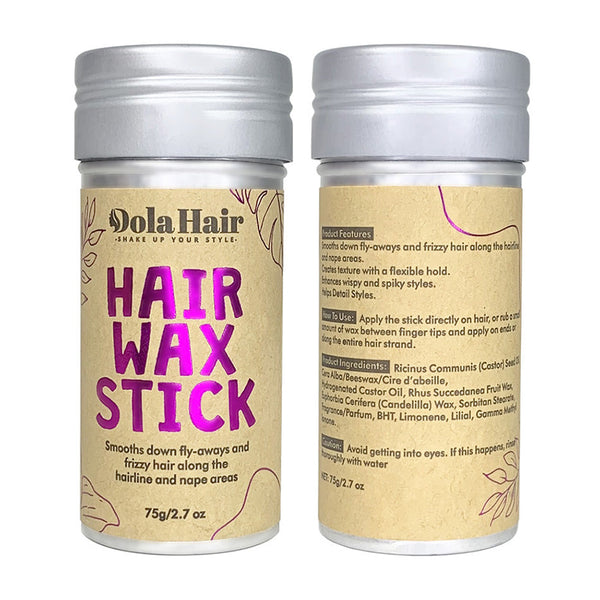 Dola Hair Dolahair Hair Wax Stick, Wax Stick for Hair Wigs Edge Control Slick