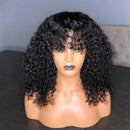 Ali Grace Full Machine Made Kinky Curly Wig With Bangs