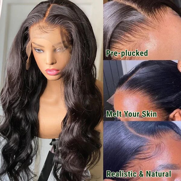 Aligrace 13x4 HD Undetectable Body Wave Lace Wigs