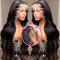 Aligrace 13x4 HD Invisible Lace Straight Wigs Human Hair