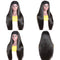 Dola Hair Protective Style For Black Natural Hair-Quick Fix Elegant Headband Wig Straight