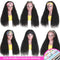 Dola Hair 180 Density Headband Wig Curly Human Hair Wig With Free Scarf Natural Color Wig For Black Women