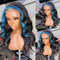 High Quality 210% Density 5x5 13x4 Body Wave Bob Lace Front Wigs Highlight Blue/ Highlight Rose Red Wigs