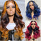 New Arrival Highlight Ginger / Rose Pink Colored Body Wave Lace Front Lace Closure Human Hair Wig