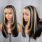 New Highlight Layered Butterfly Haircut 13X4 HD Transparent Lace Front Wigs Straight Human Hair Wigs 180% Density