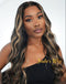 Jessies Wig Glueless Crystal HD Lace Balayage Wavy 13x4 Lace Front Wig Human Hair Wig