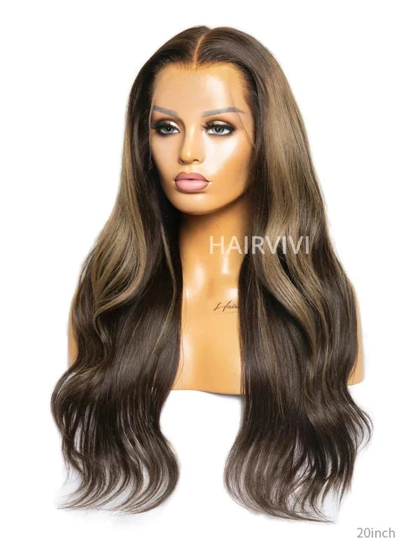 Hairvivi Trinity Highlighted Wigs HD Lace Best Human Hair