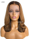 Hairvivi Zuri Honey Blonde Lace Front Wig With Dark Brown Color Underneath HD Lace