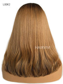 Hairvivi Zuri Honey Blonde Lace Front Wig With Dark Brown Color Underneath HD Lace