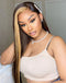 Jessies Wig Flash Deal $169.99 18" Glueless 13x4 HD Lace Highlight Straight Lace Front Wig Human Hair Wig