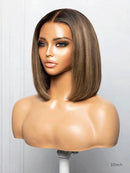 Hairvivi Kylie Human Hair Bob Wigs Fake Scalp Lace Front Pre-bleached HD Lace