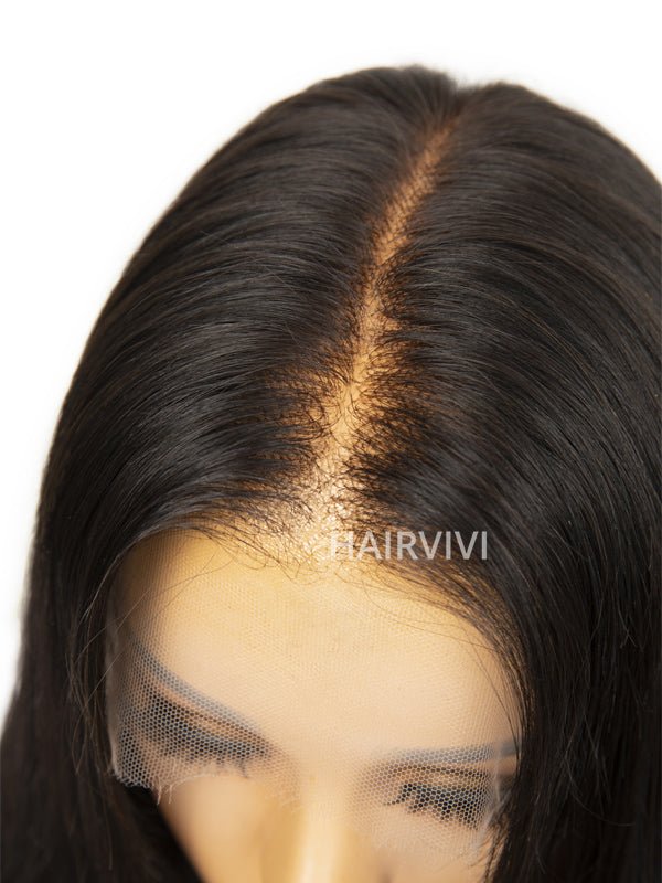 Hairvivi Abigail Human Hair Wig 180% Density Natural Color HD Swiss Lace