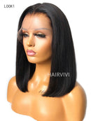 Hairvivi Abby Yaki Wig Human Hair Bob Cut HD Lace