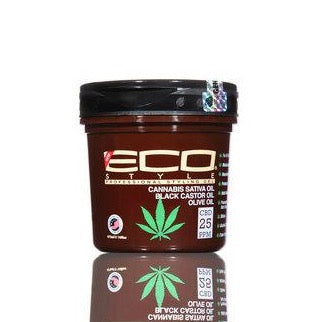 Eco Style Professional Styling Gel - Cannabis Sativa Oil, Black Castor Oil, Olive Oil