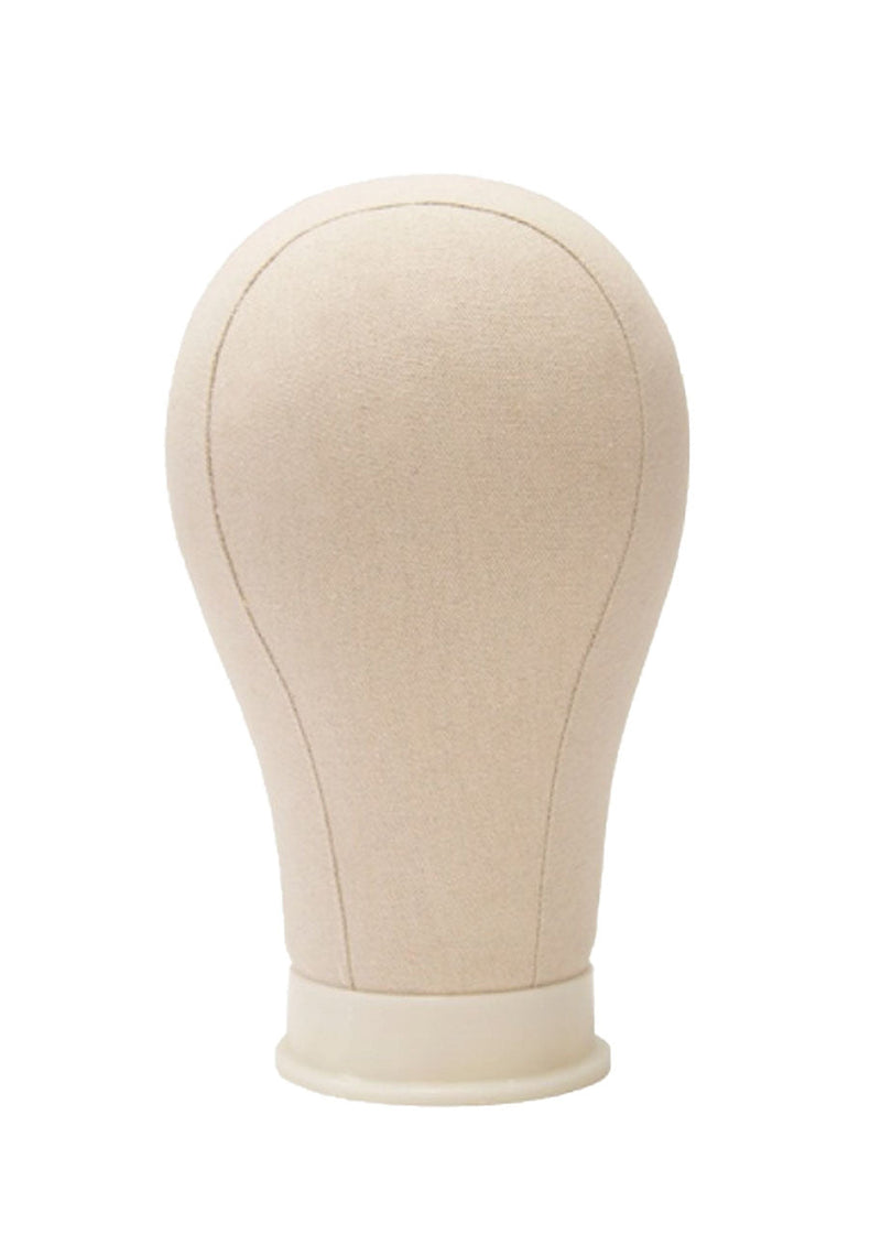 CANVAS MANNEQUIN HEAD 23" FOR HAIR STYLISTS AND PROFESSIONALS