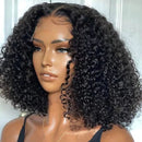 Dola Hair 4X4 Kinky Curly Bob Lace Closure Short Wigs