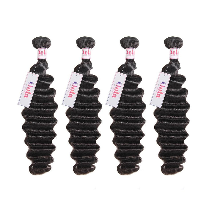 Dola Hair Malaysian Natural Wave Hair Weaving Natural color Malaysian Remy Hair Weave