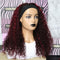 Dola Hair 99J Ombre Curly Headband Wig Brazilian Human Hair Wig No Glue