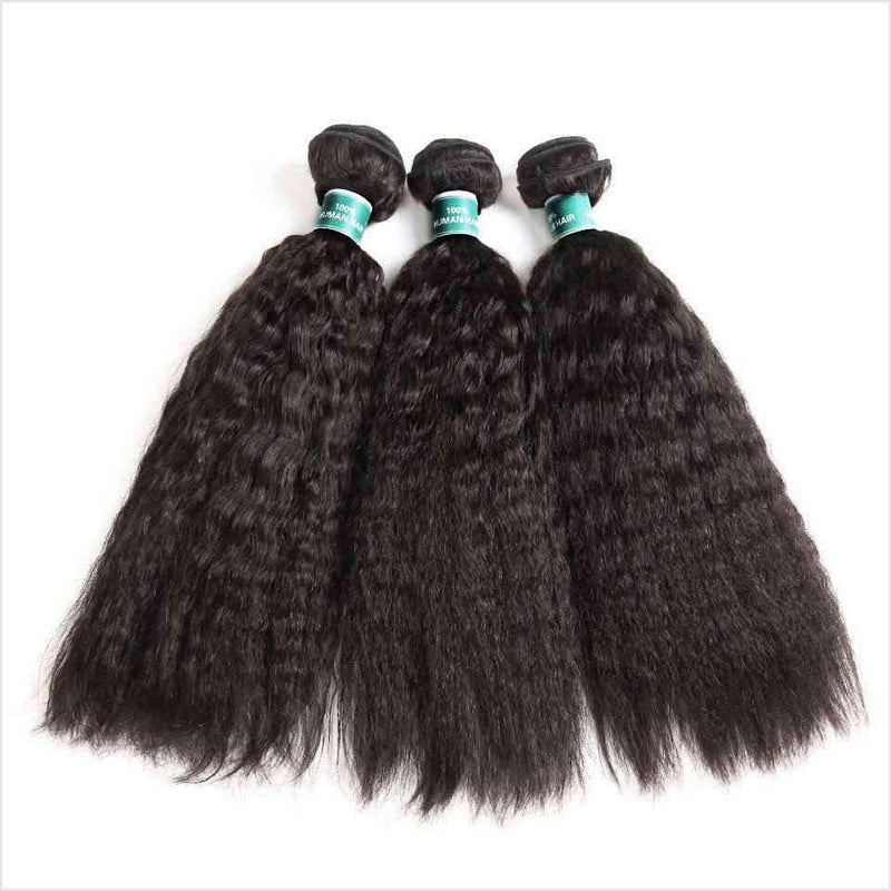 Ali Grace 3pcs Kinky Straight Virgin Human Hair Bundles