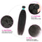 Ali Grace 12a Grade Kinky Straight 1 Bundle Human Hair Weave Natural Black Color