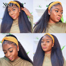 Xrs Beauty Hair 180% Density Kinky Straight Headband Wig Glueless Human Hair Wig Affordable [HBW06]